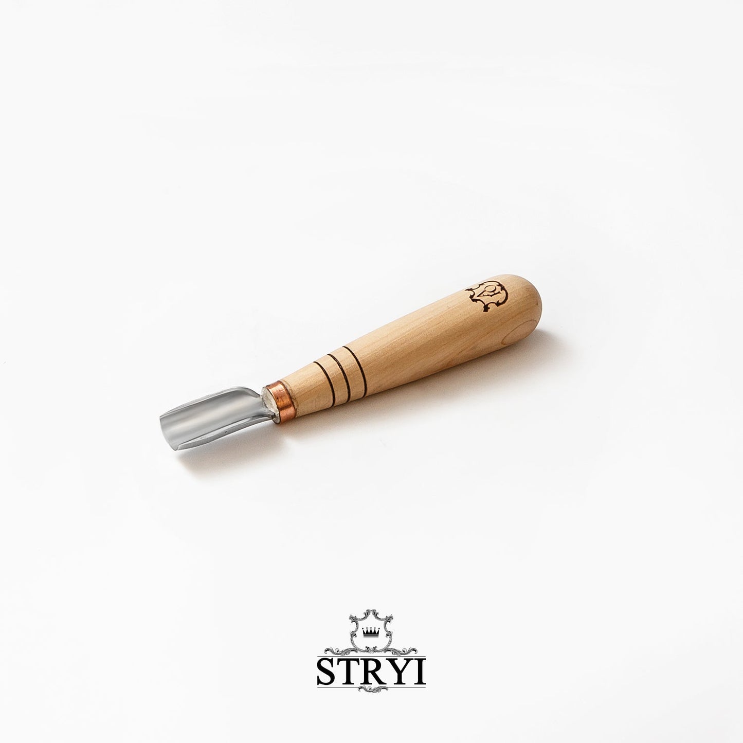 Short semicircular gouges STRYI-AY Profi, Carving gouge straight-beveled, Gouge STRYI