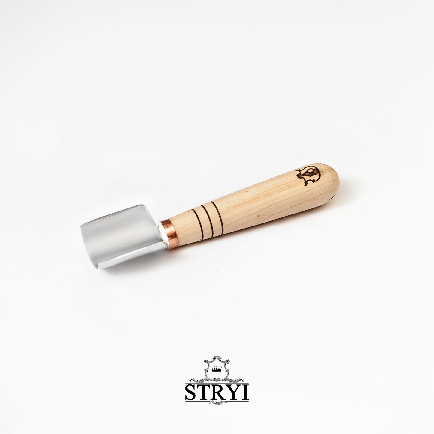 Short semicircular gouges STRYI-AY Profi, Carving gouge straight-beveled, Gouge STRYI