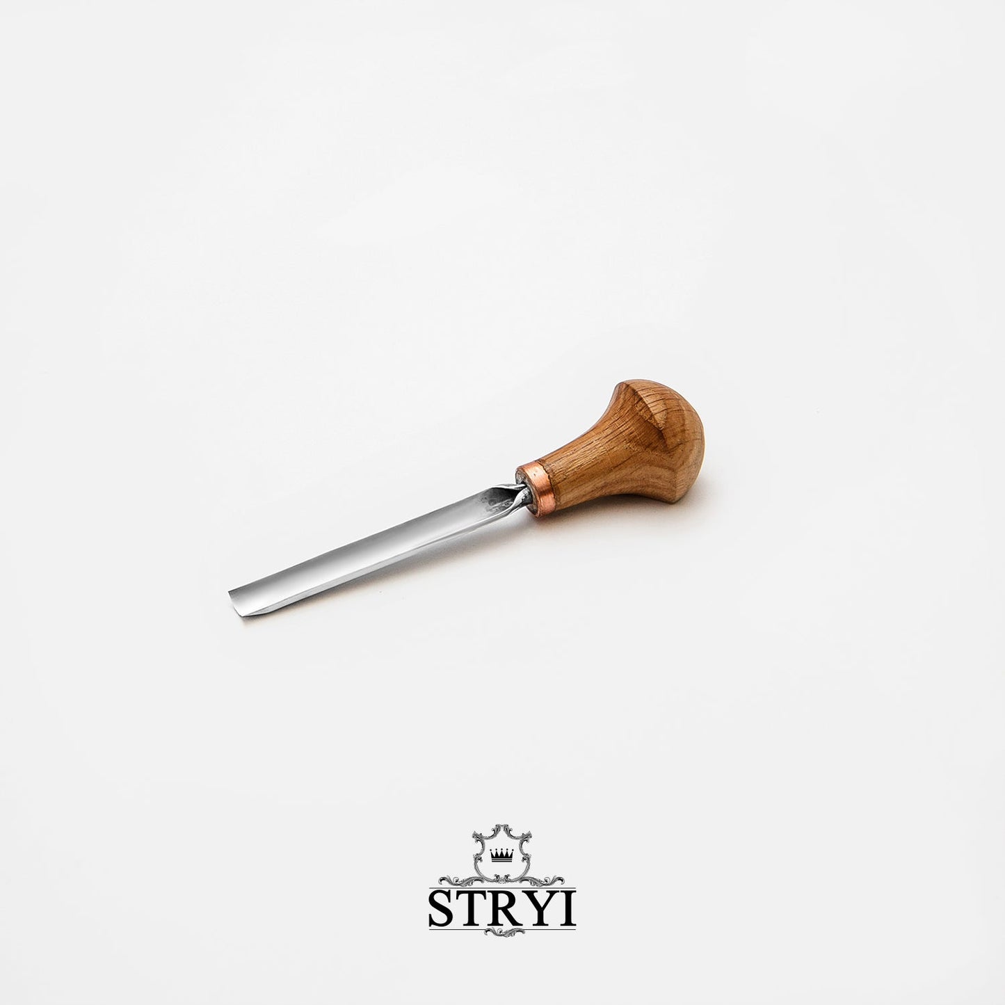 Palm carving tool STRYI Profi #7, Linocut tool, Microcarving, Engraving chisel, Burin