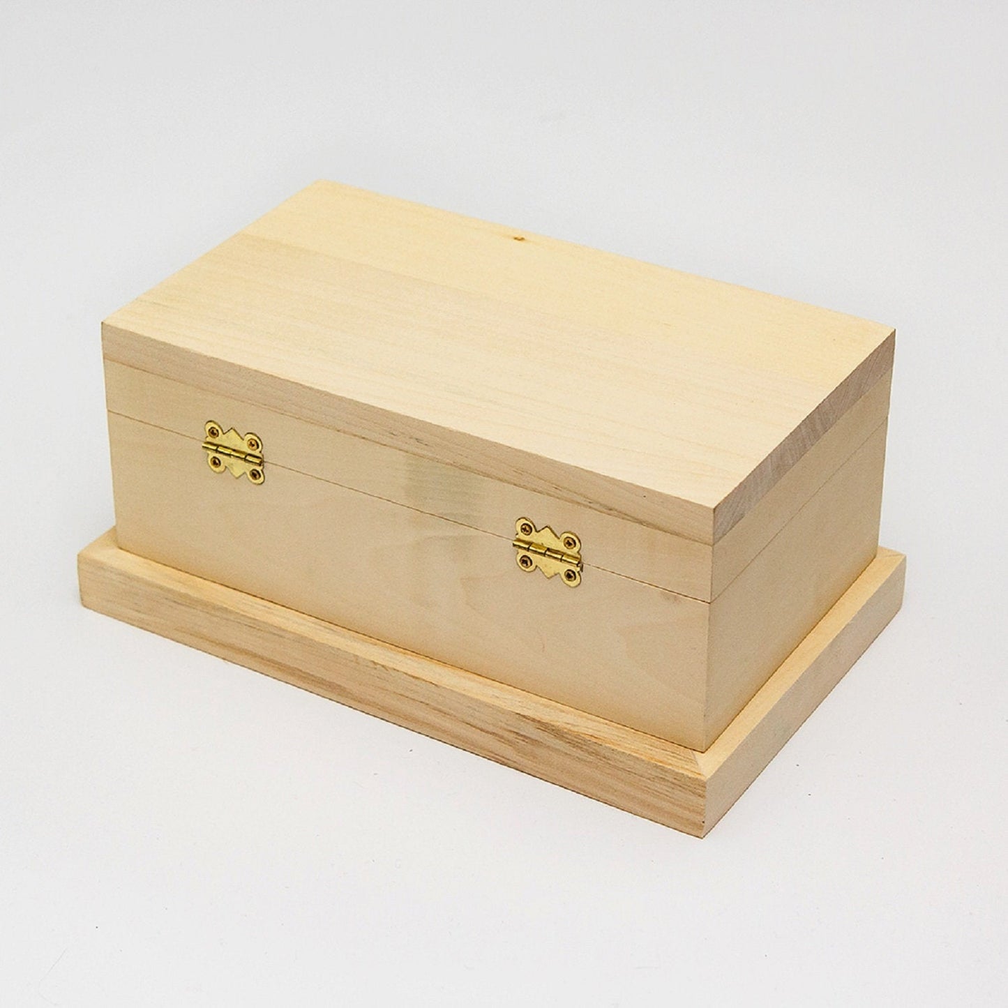 Wooden jewelry box, woodcarving blank with fittings, wood carving box lime box carving blank carving wood blank carving wood box