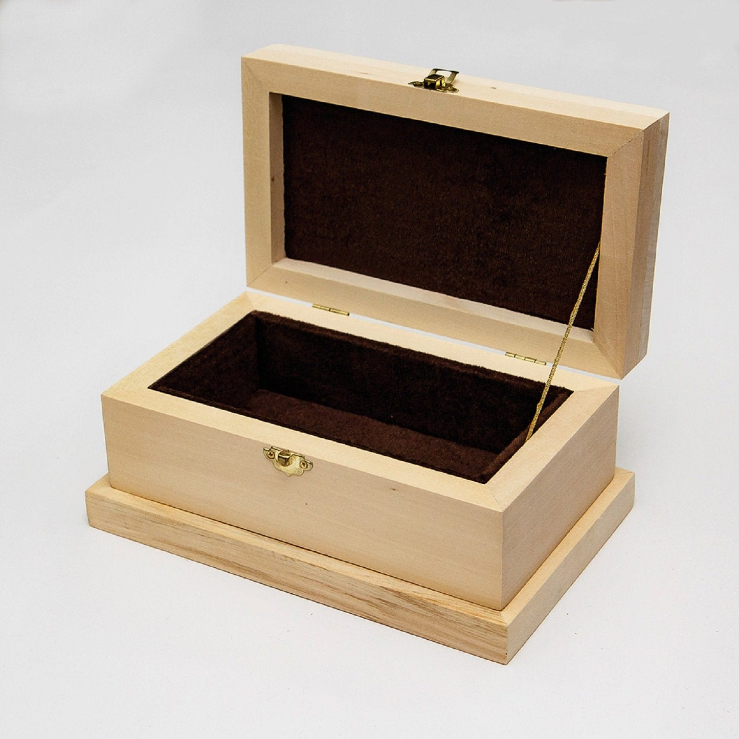 Wooden jewelry box, woodcarving blank with fittings, wood carving box lime box carving blank carving wood blank carving wood box