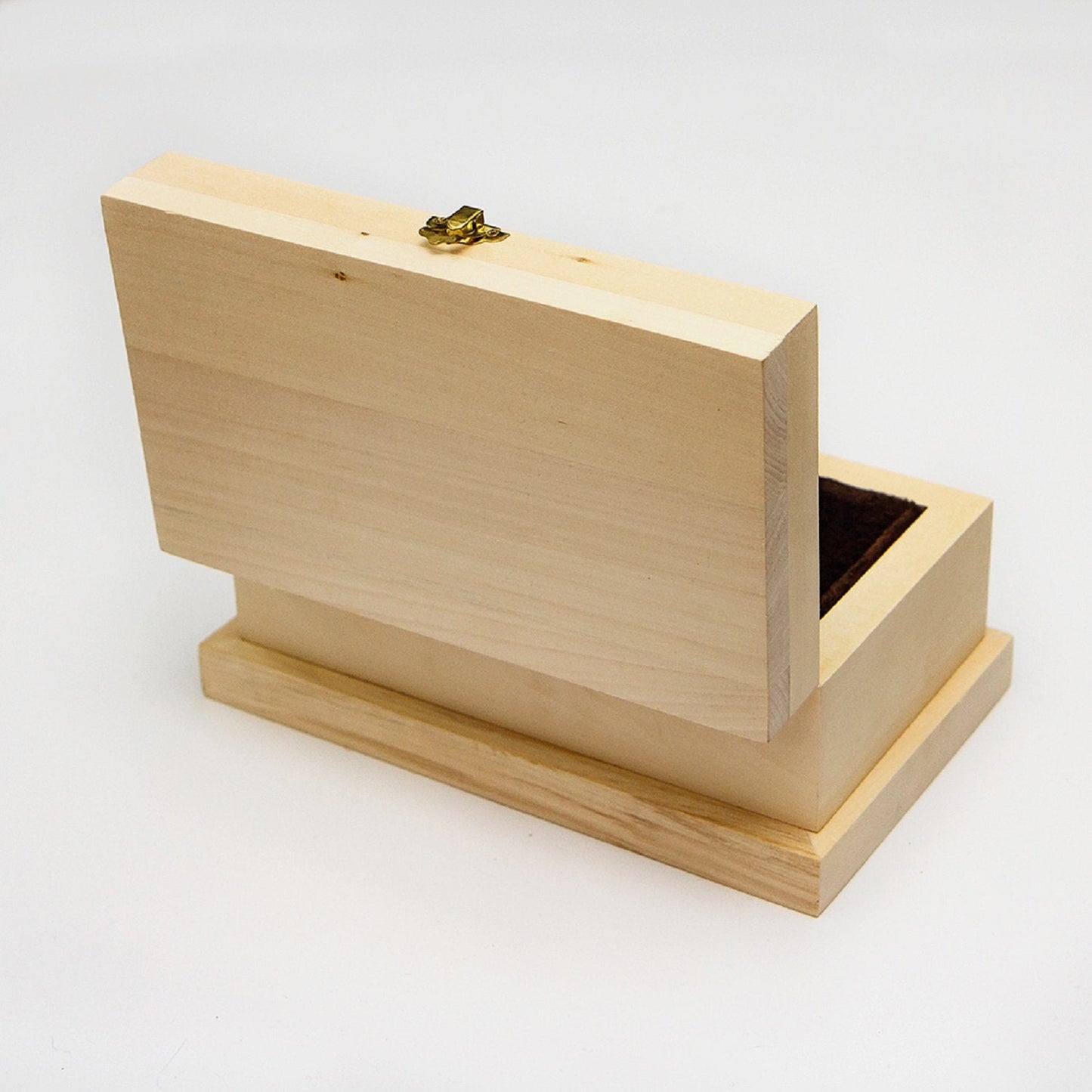 Wooden jewelry box, woodcarving blank with fittings, wood carving box lime box carving blank carving wood blank carving wood box