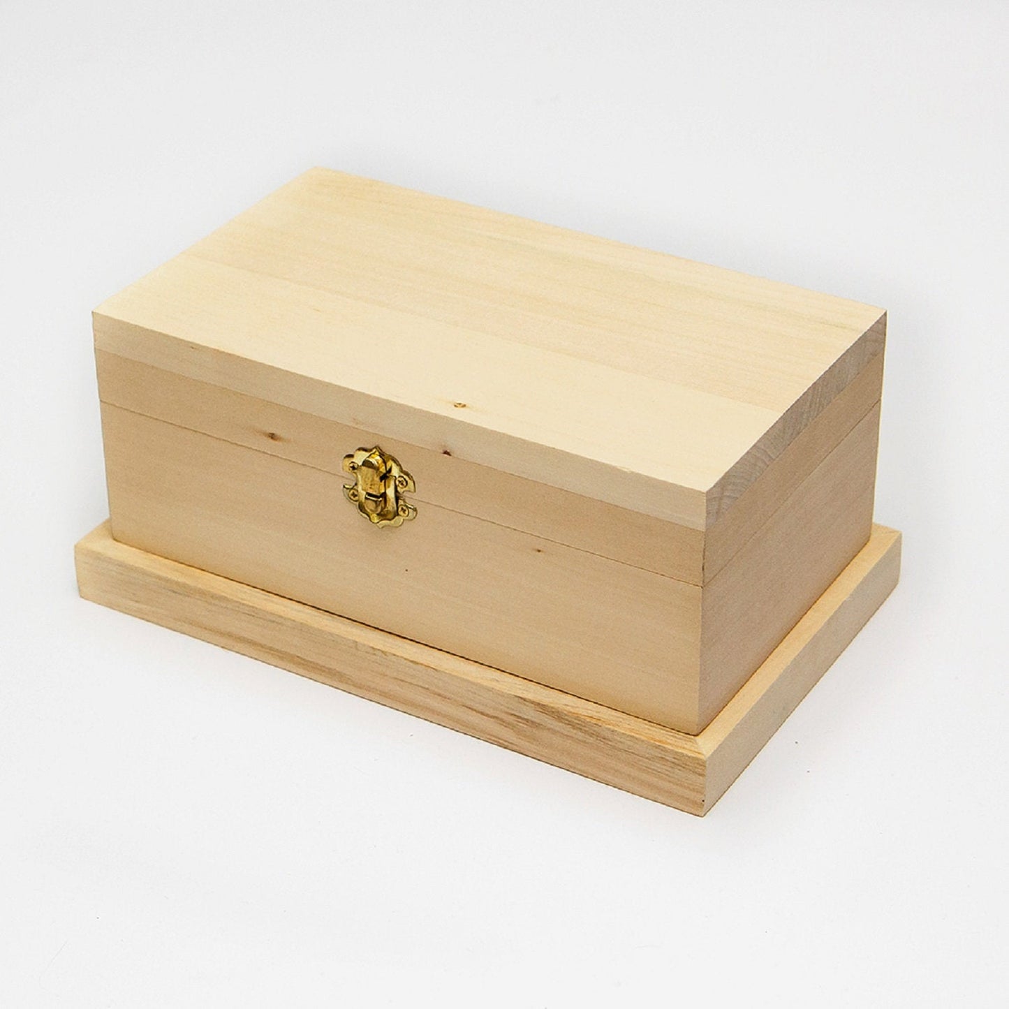 Wooden jewelry box, woodcarving blank with fittings, wood carving box lime box carving blank carving wood blank carving wood box