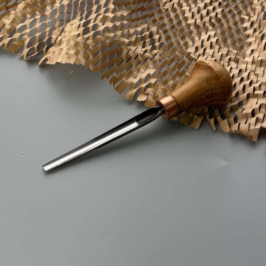 Palm carving tool STRYI Profi #7, Linocut tool, Microcarving, Engraving chisel, Burin