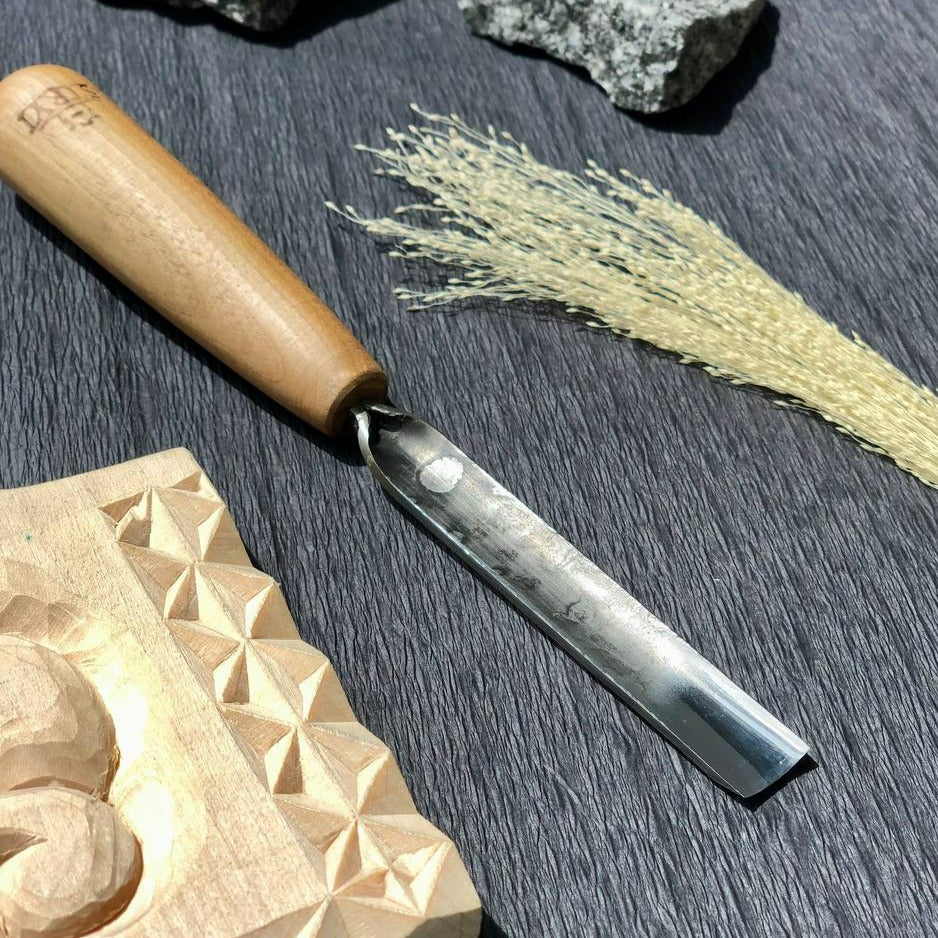 Gouge #5 profile chisel STRYI Standart, Relief carving tool, Gouge