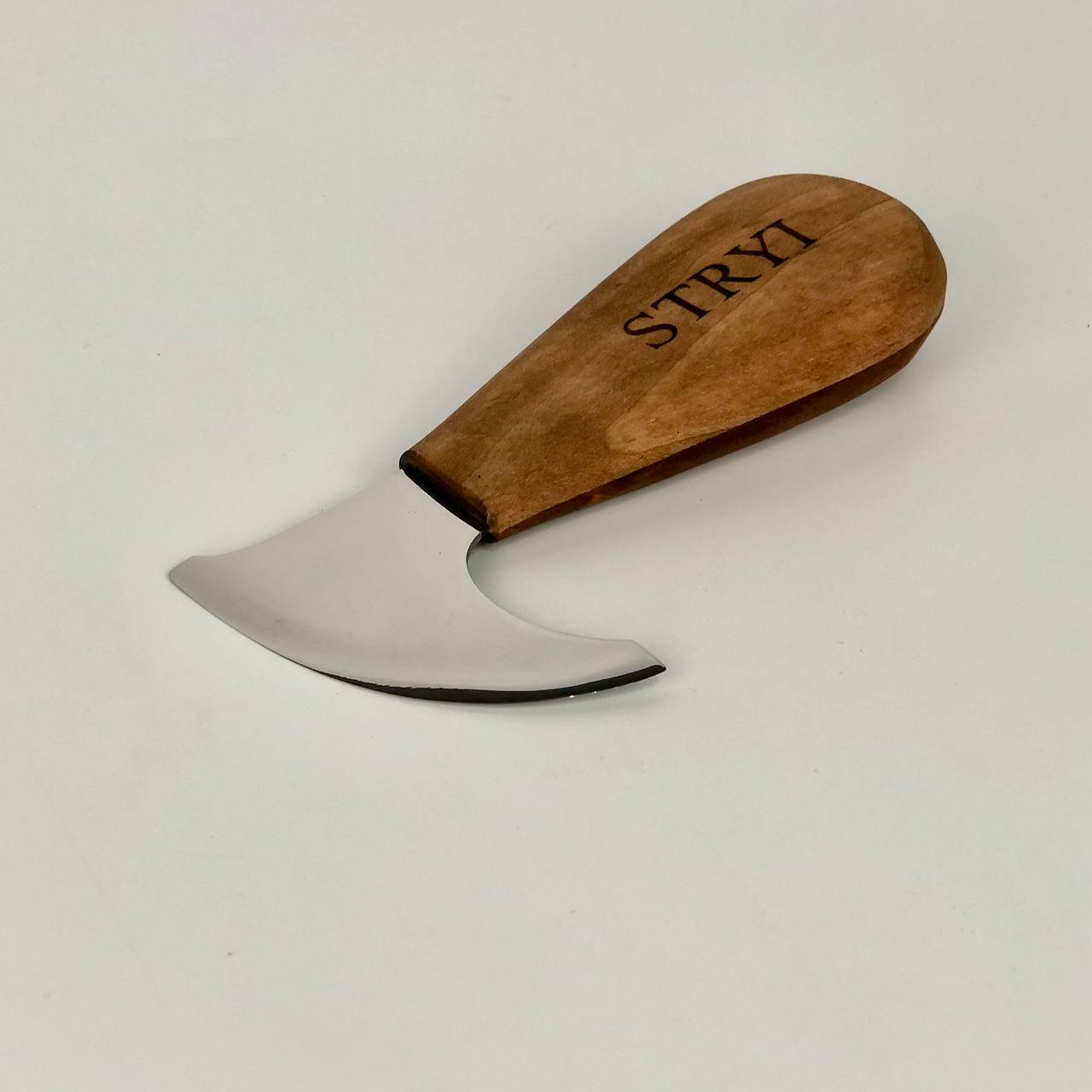Unique Half Leather Blade Knife for Leatherworking STRYI Profi