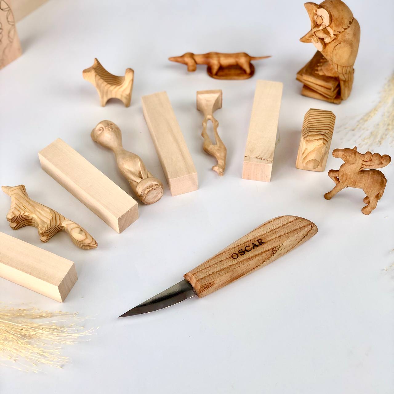 Sloyd knife, Wood carving knife OSСAR