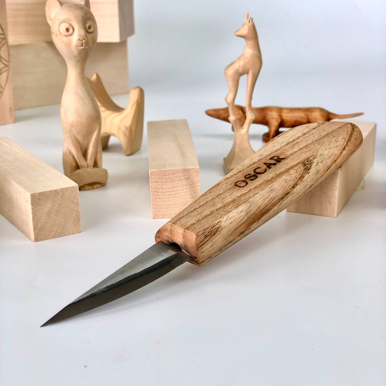 Sloyd knife, Wood carving knife OSСAR