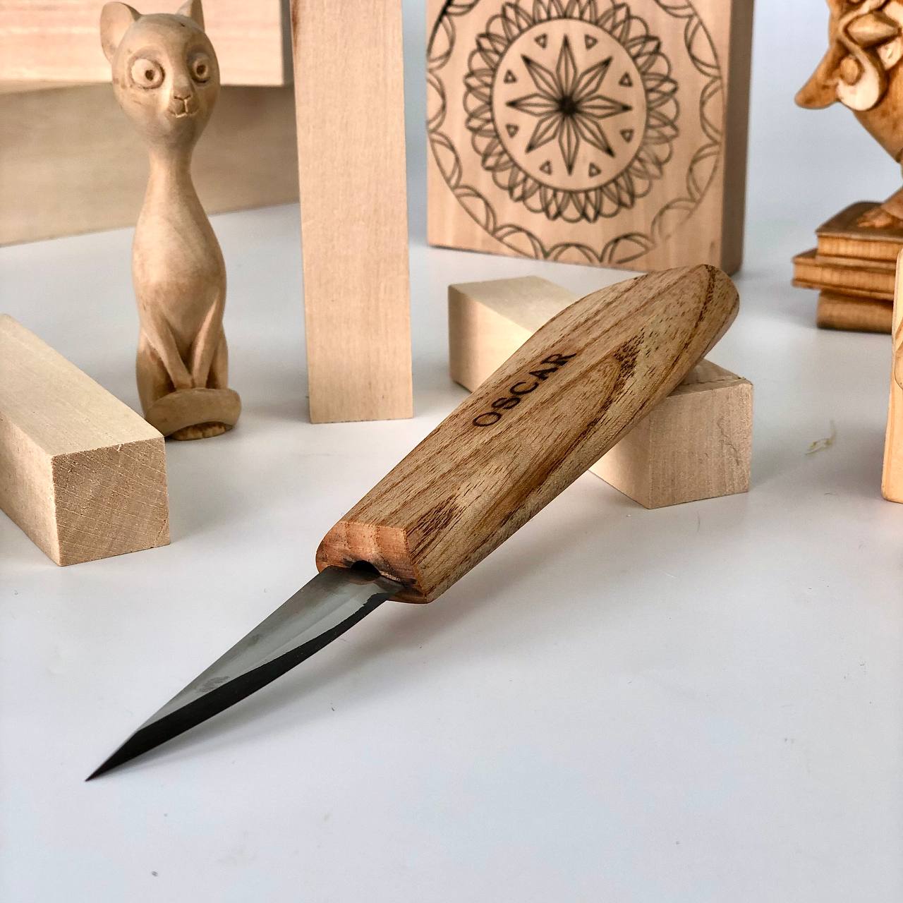 Sloyd knife, Wood carving knife OSСAR