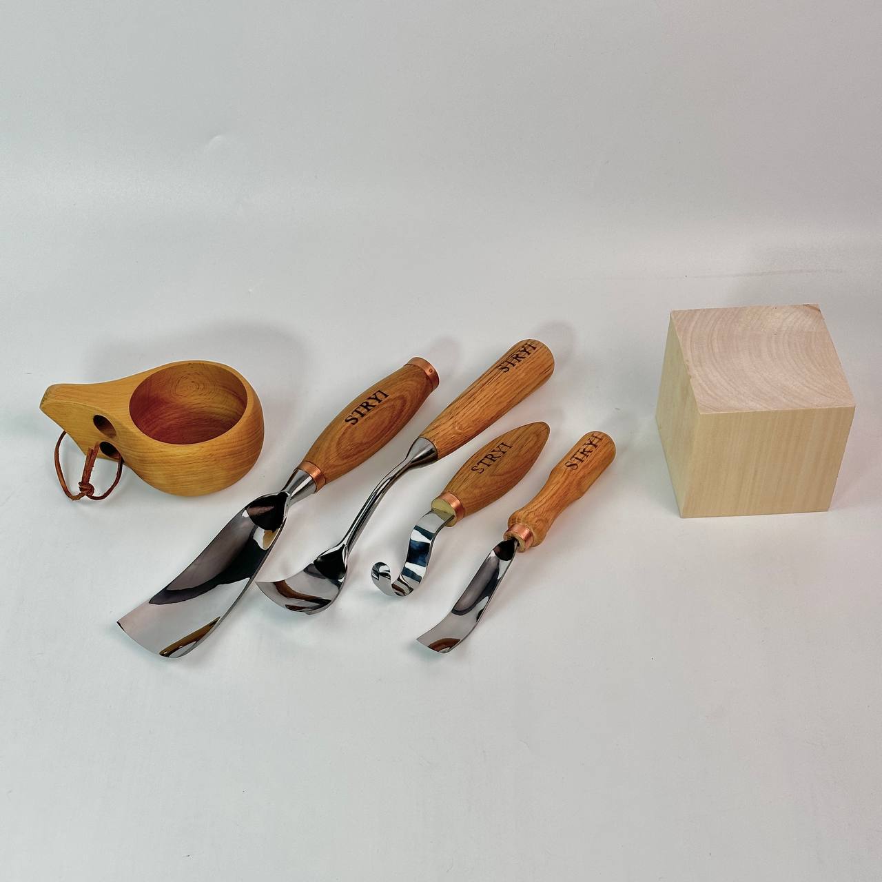 Bowl carving kit, Wood carving kit, Woodworking chisels, Gift for woodworker, Gift for graduation