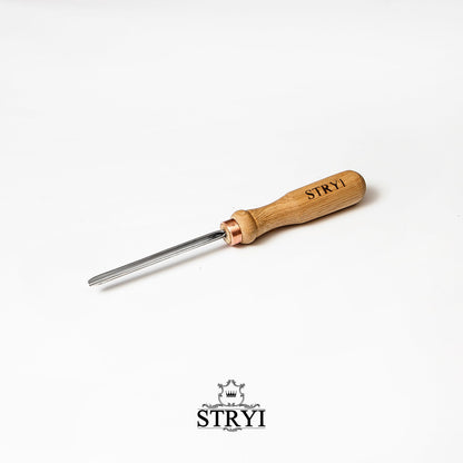 Gouge #9 profile Woodcarving chisel STRYI Profi, Gouge, Rounded chisel, Relief carving