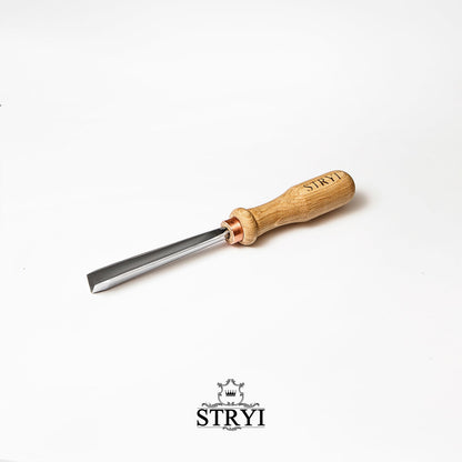 V-parting chisel 45 degrees, Woodcarving V-tool STRYI Profi, Carving tools, V-tools