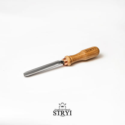 V-parting chisel 60 degrees, Woodcarving gouges STRYI Profi, V-tools, Corner chisels