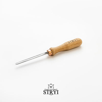 V-parting chisel 45 degrees, Woodcarving V-tool STRYI Profi, Carving tools, V-tools