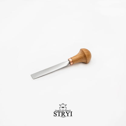 Palm carving tool STRYI Profi #1, Linocuttung tool, Engraving chisel, Flat carving chisel