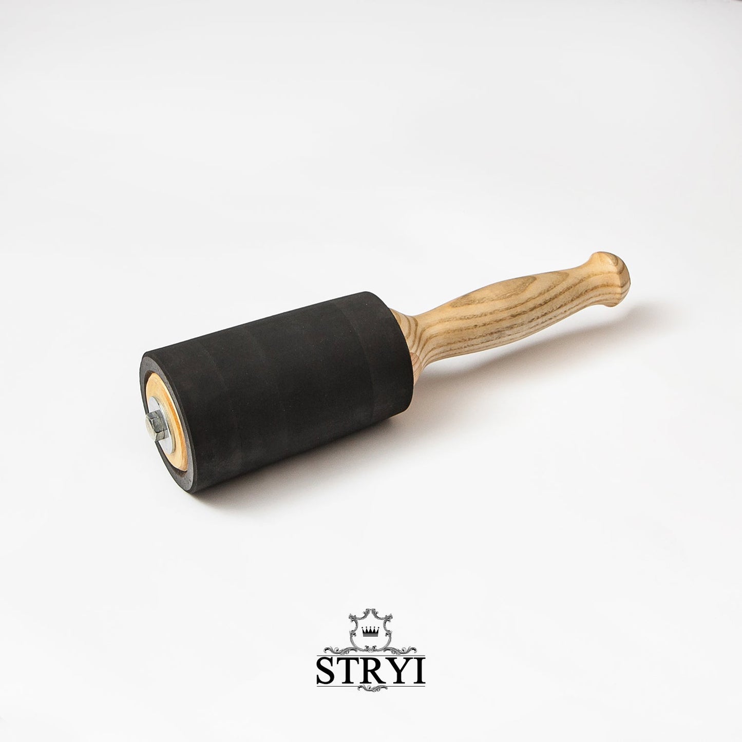 Rubber mallet for woodworking and wood carving, stone processing, for making sculpture