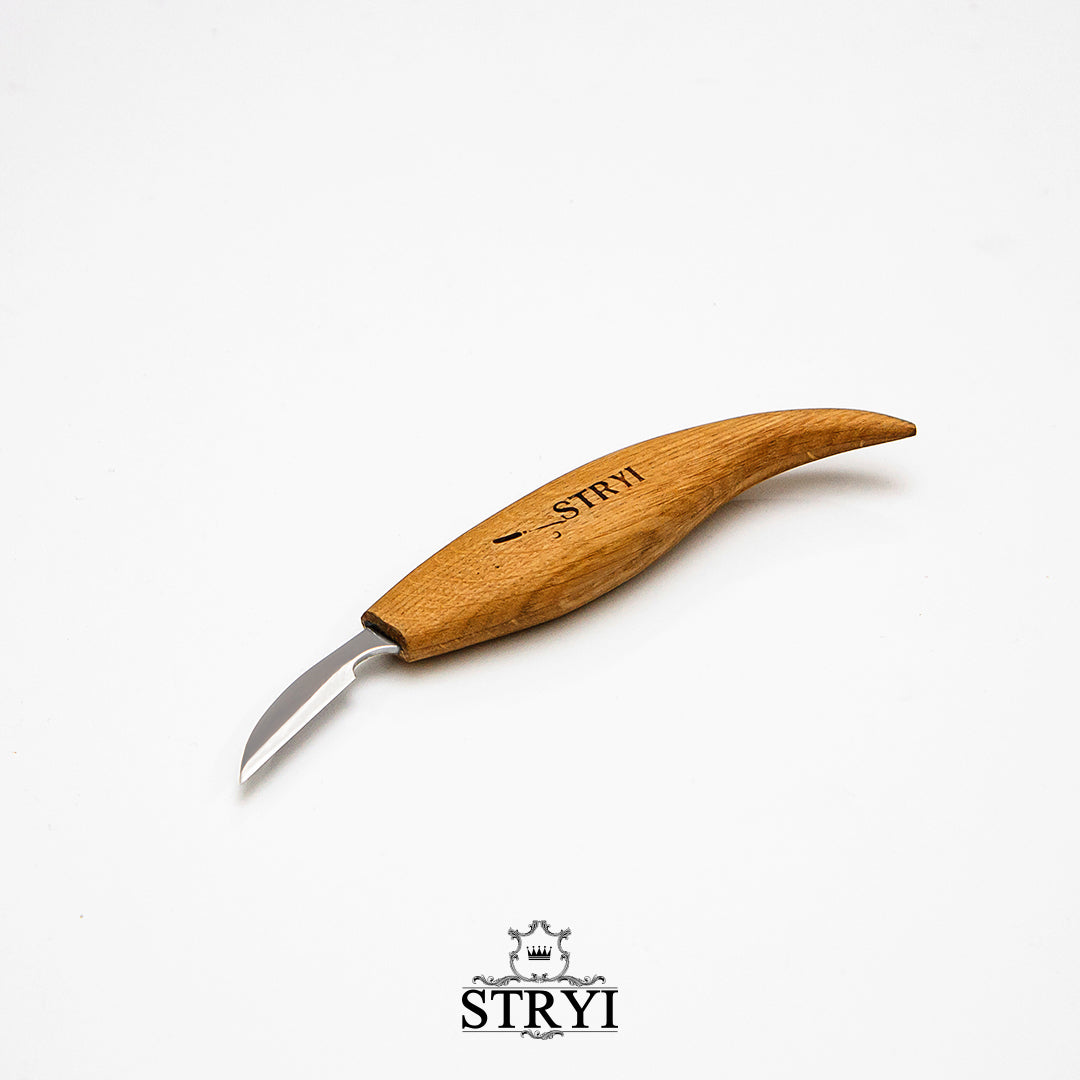 Chip and detailing carving knife 38mm STRYI Profi, Carving knives, Knife for woodcarving