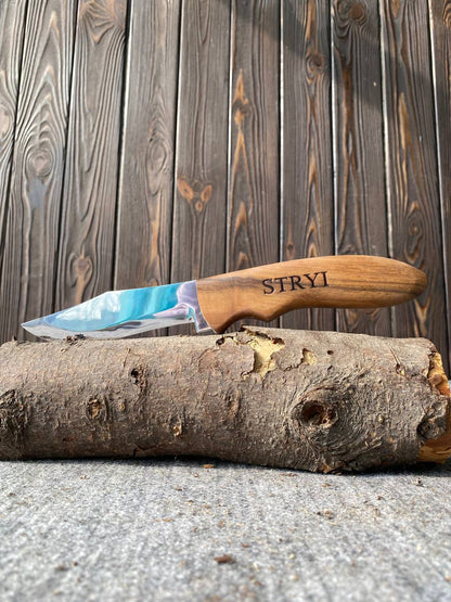 Wood carving knife STRYI Profi, Camping knife, Greenwoodworking knife, Gift for woodworker, Gift for him