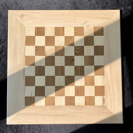 Basswood board for carving chess, Chess board handmade, Basswood blank