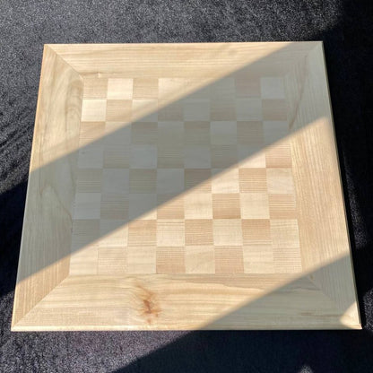 Basswood board for carving chess, Chess board handmade, Basswood blank