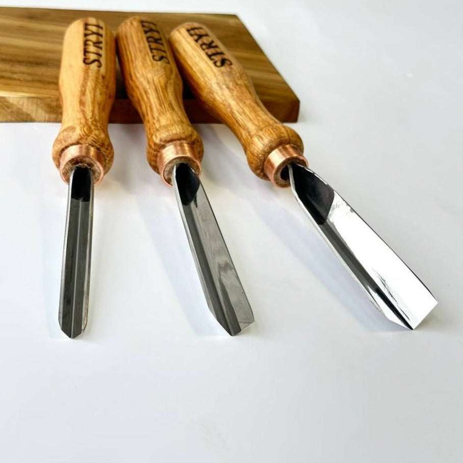 V-parting chisel 90 degrees, Wood carving tools STRYI Profi