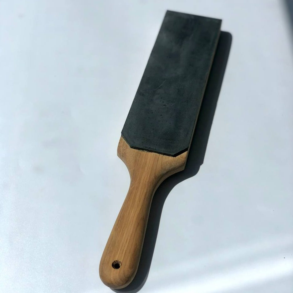 Leather strop double sided for Sharpening, polishing, Finishing knives, Flat chisels