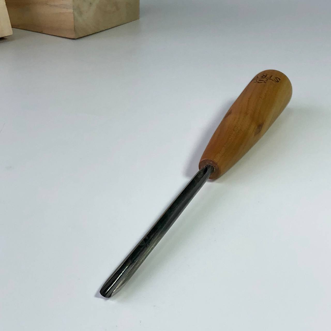 Gouge #9 profile, unpolished woodcarving chisel STRYI Standart