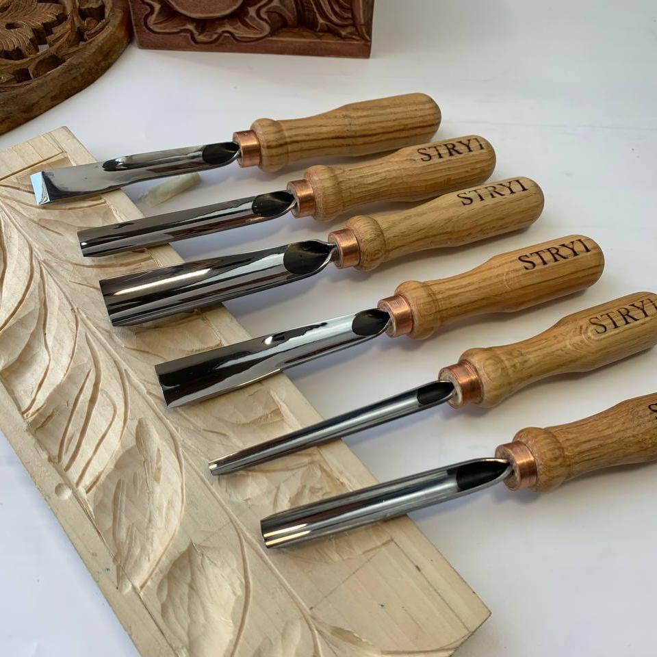 Gouges set, Basic wood carving kit STRYI