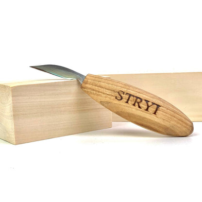 Chip and detailing carving knife 38mm STRYI Profi, Carving knives, Knife for woodcarving