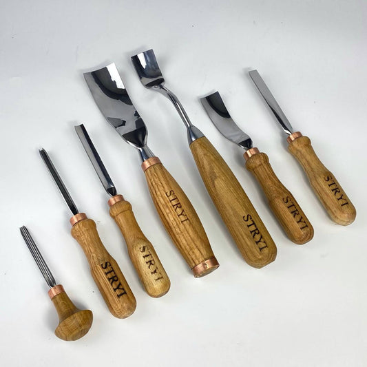 Premium Bowl Wood carving kit for Deep carving and Ornamental detailing