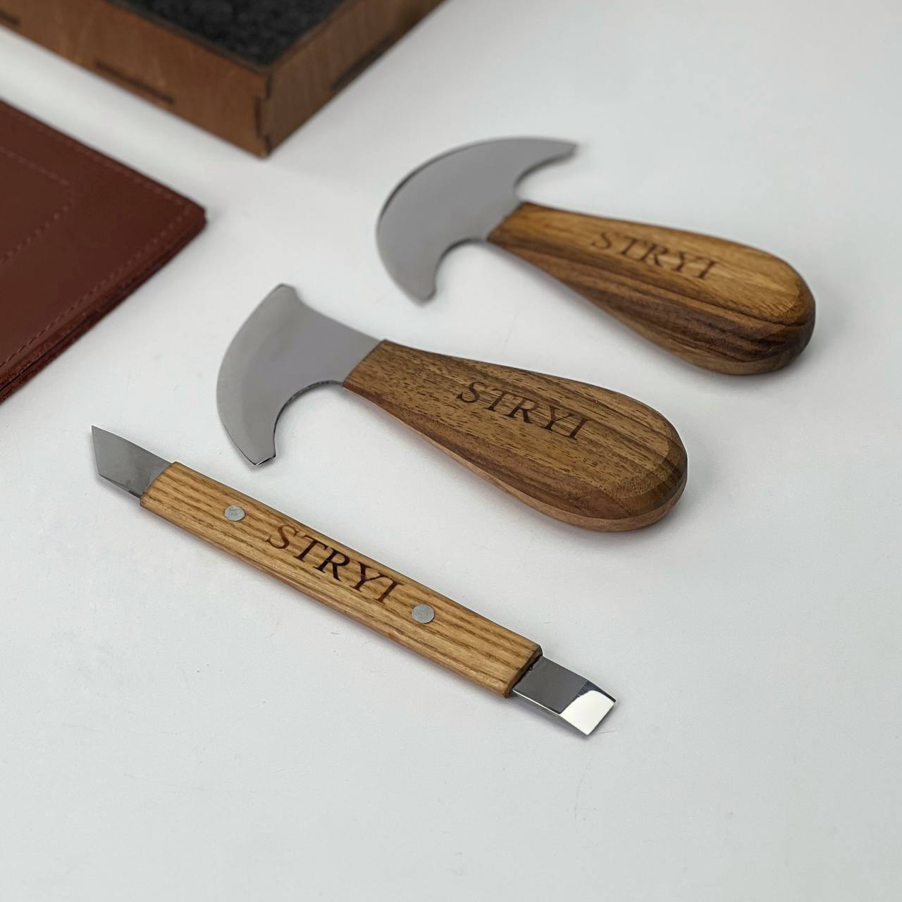 Leatherworking Knives Set for Professional Leather craft, Cutting tools