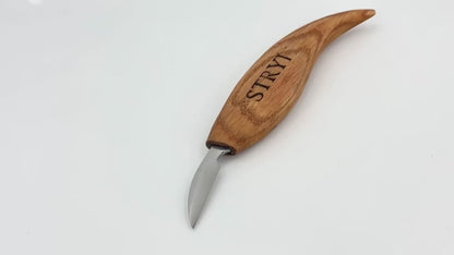 Chip and detailing carving knife 38mm STRYI Profi, Carving knives, Knife for woodcarving